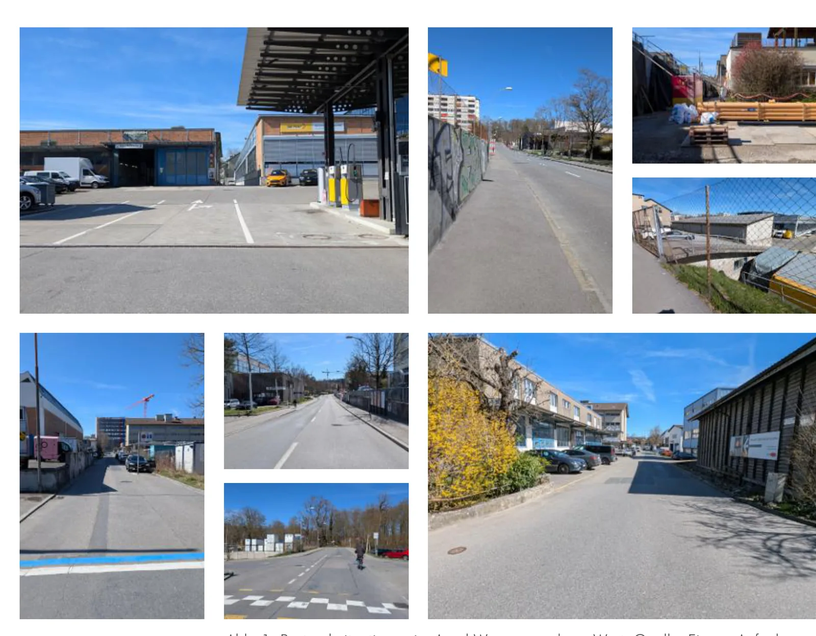 Fotos von Bestandssituationen im Areal Weyermannshaus West